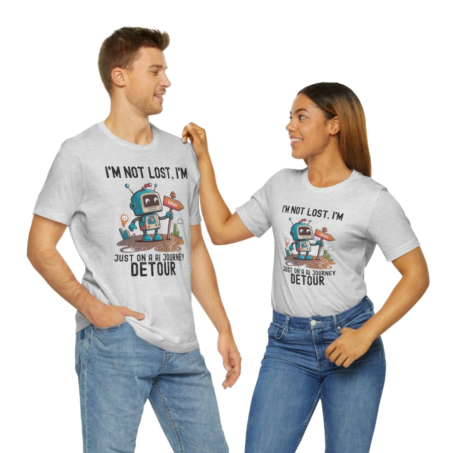 2023 Unisex AI Journey Prompt Engineer Forward Slash /imagine prompt AI Bot T-Shirt