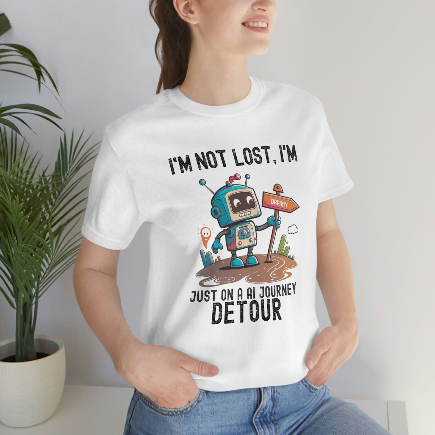 2023 Unisex AI Journey Prompt Engineer Forward Slash /imagine prompt AI Bot T-Shirt