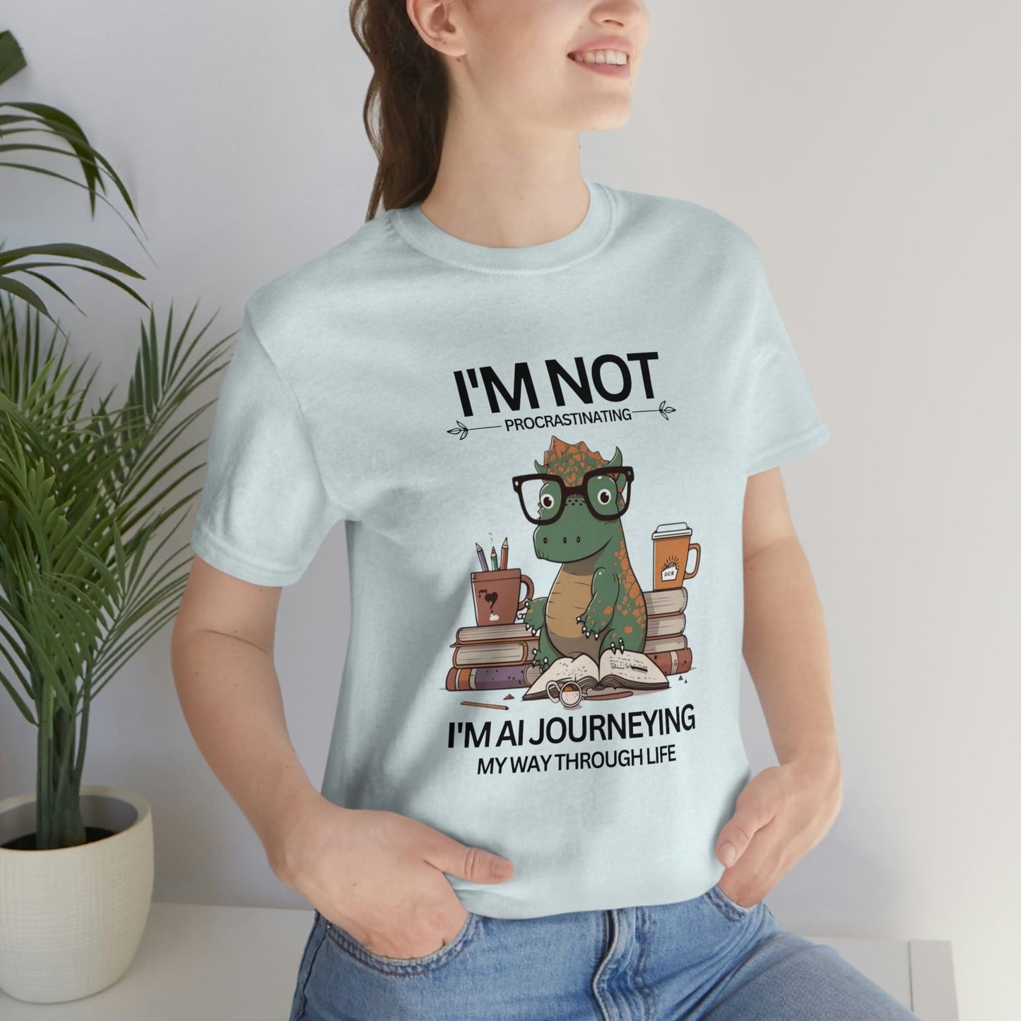 2023 Unisex I'm AI Journeying My Way Through Life AI Smart Genius Brains T-Shirt