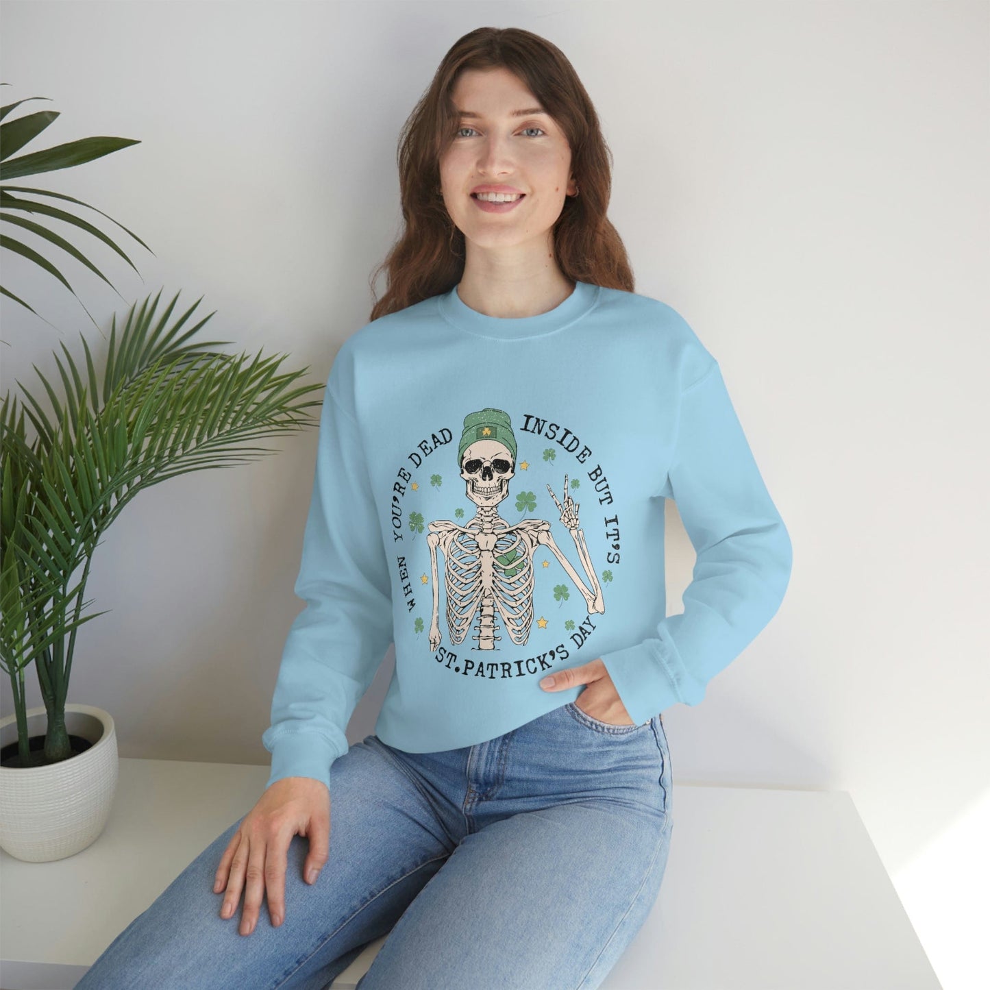 2023 Funny Irish St. Patrick's Day Unisex Gaelic When You Are Dead Papa Sweatshirt