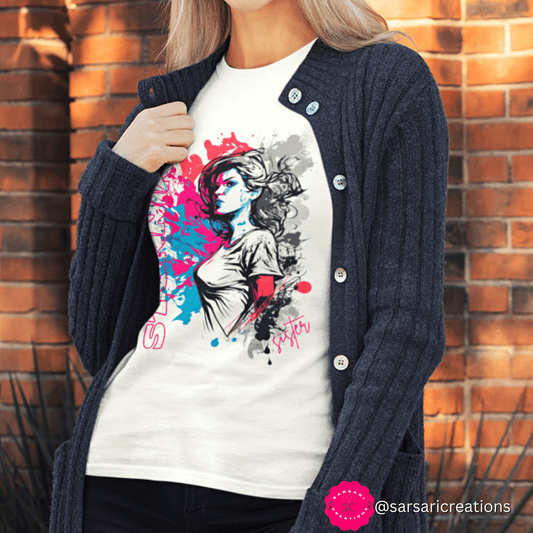 2023 Unisex Show Your Fierce Feminism with a Personalized 'Stunning Sister Full of Fire' T-Shirt