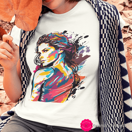 2023 Unisex Show Your Feminist Pride with This Groovy Colorful International Women's Day T-Shirt