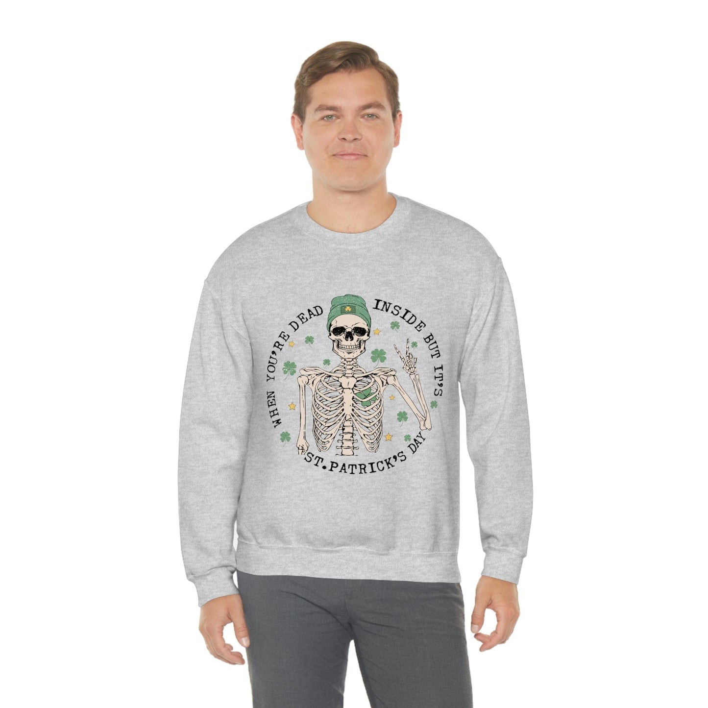 2023 Funny Irish St. Patrick's Day Unisex Gaelic When You Are Dead Papa Sweatshirt