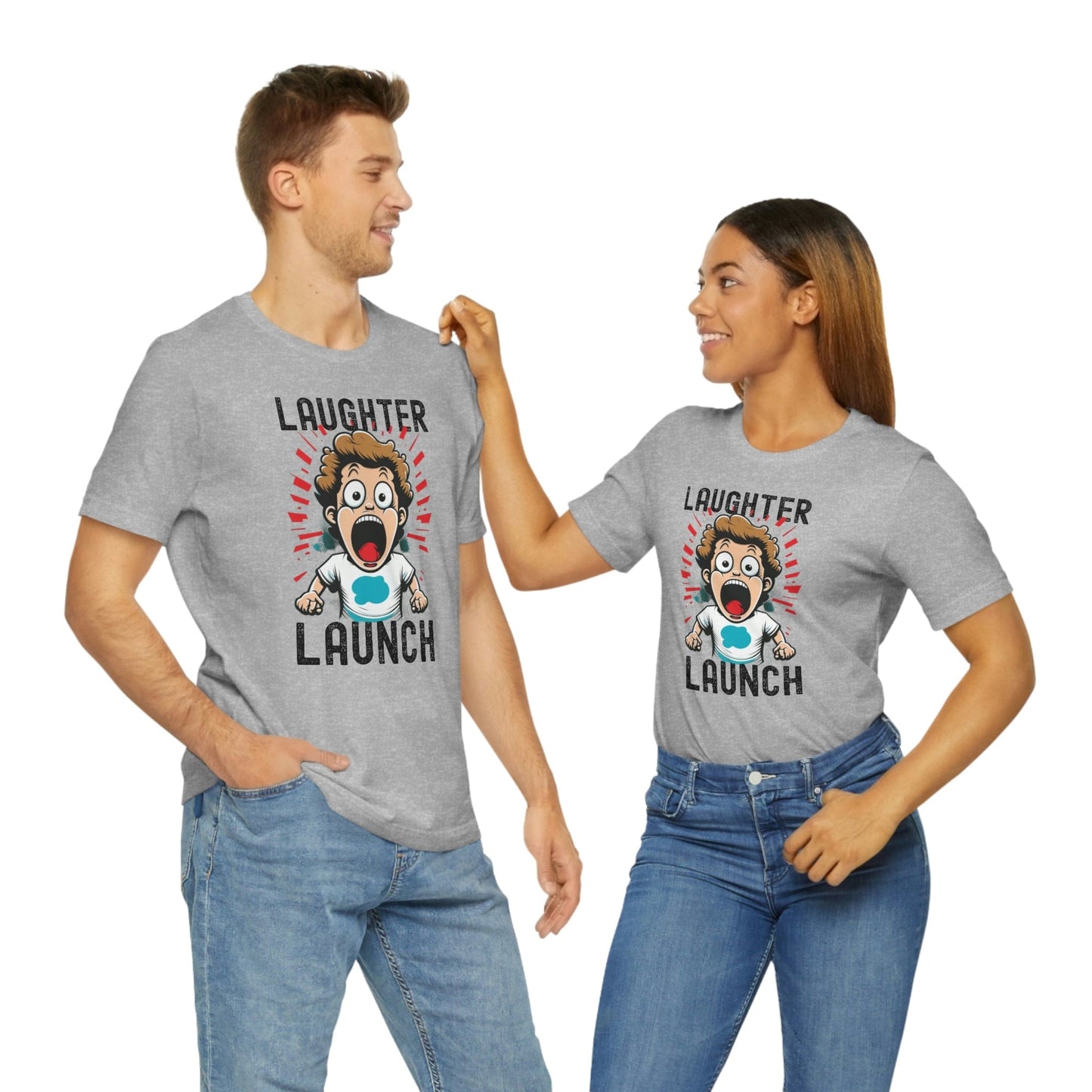 2023 Unisex Laughter Launch Prankster Lover Squad Pranks Quote April Fool's Day Joke Humor Comedy Sayings Sarcastic T-Shirt