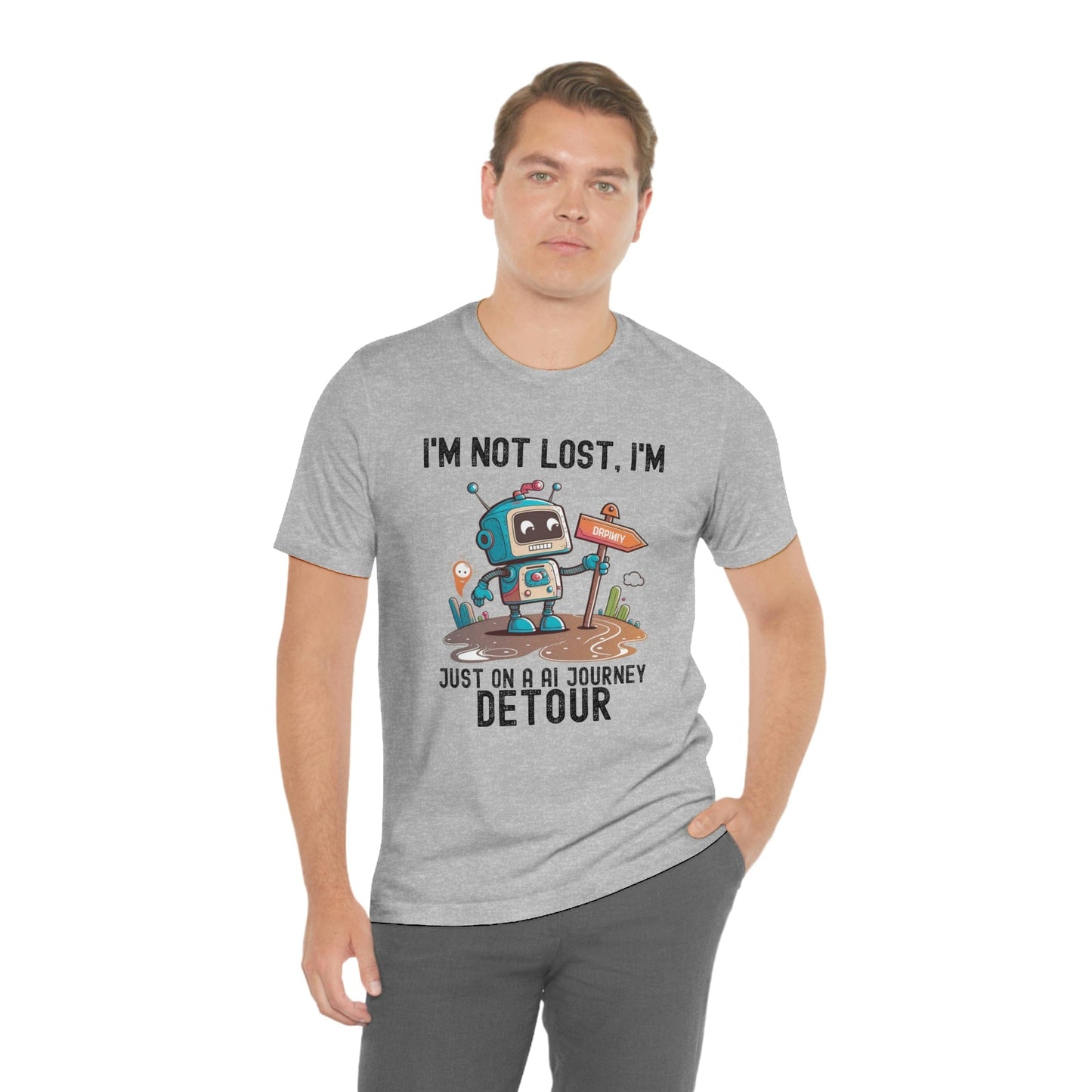 2023 Unisex AI Journey Prompt Engineer Forward Slash /imagine prompt AI Bot T-Shirt