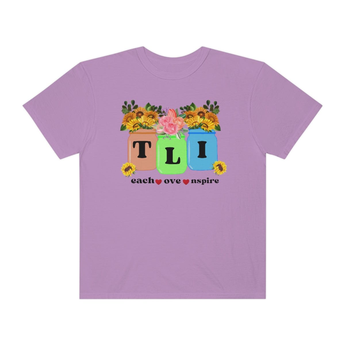 Fall Teacher Comfort Colors Shirt, Thankful Floral Shirt, Teacher Thanksgiving Gift, Teacher Shirt, Teacher Gift, U