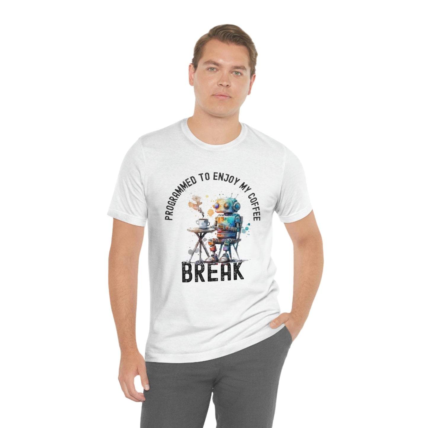 2023 Unisex Programmed Break Artificial Intelligence Developer Tech Geek Premium Gift T-Shirt