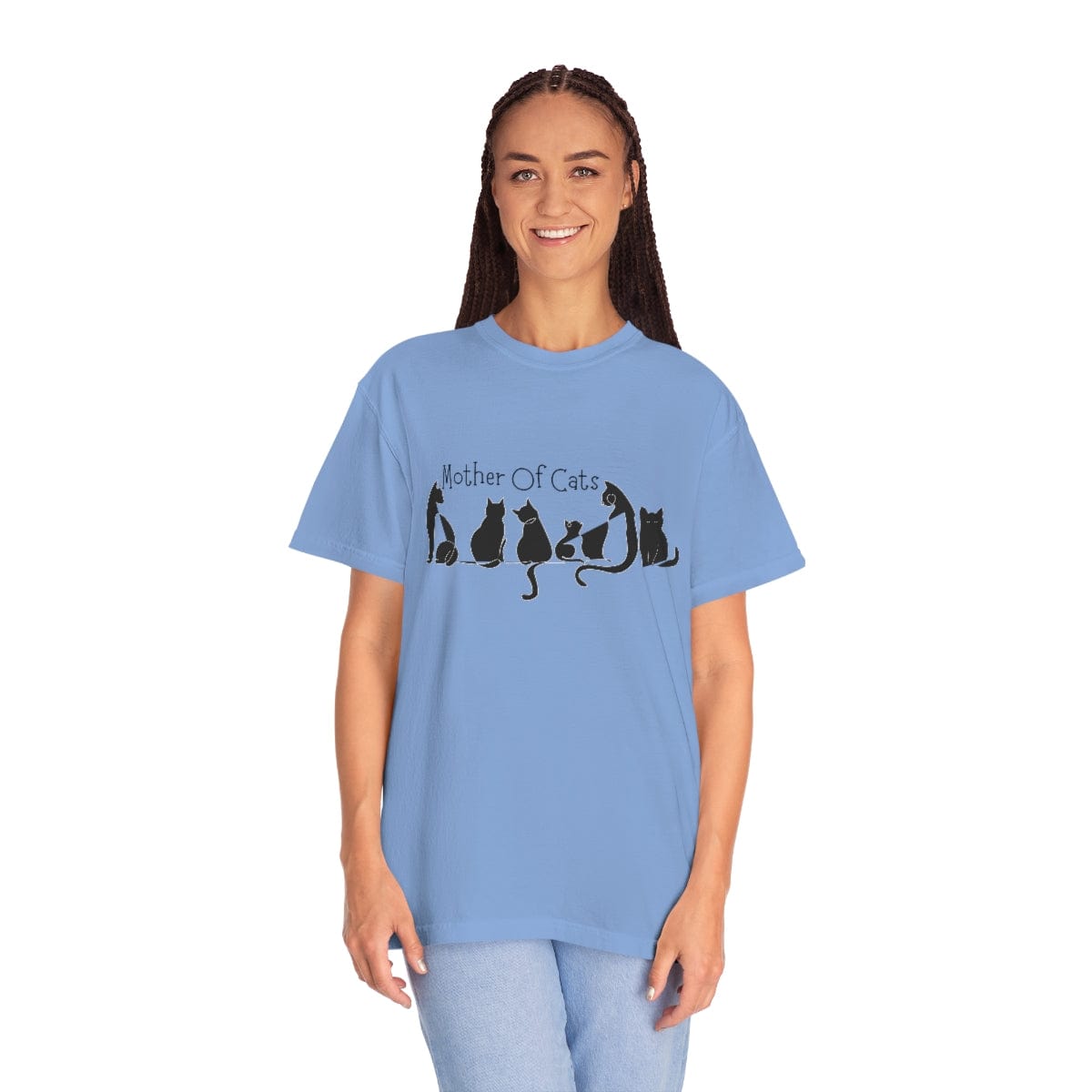 Mother of Cats T-Shirt, Comfort Colors Shirt, Cat Lovers T-Shirt, Cat Shirt, Funny Cat T-Shirt for Her, Gift for Cat Owner