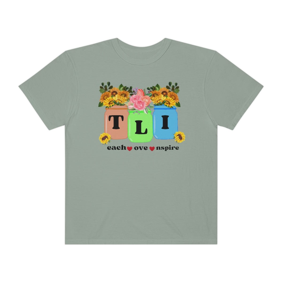 Fall Teacher Comfort Colors Shirt, Thankful Floral Shirt, Teacher Thanksgiving Gift, Teacher Shirt, Teacher Gift, U