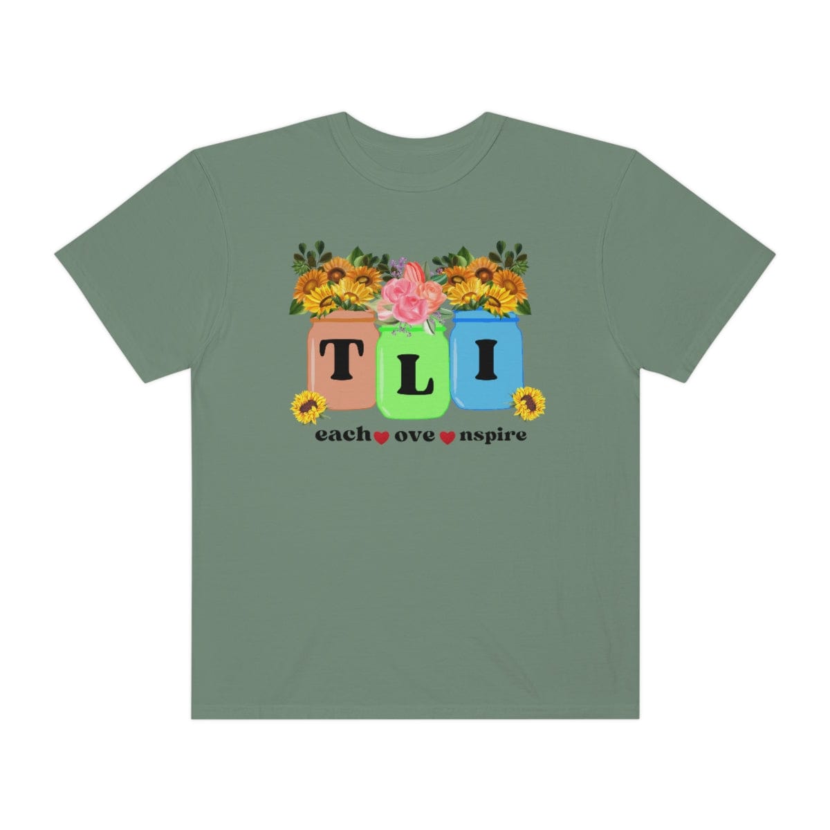 Fall Teacher Comfort Colors Shirt, Thankful Floral Shirt, Teacher Thanksgiving Gift, Teacher Shirt, Teacher Gift, U