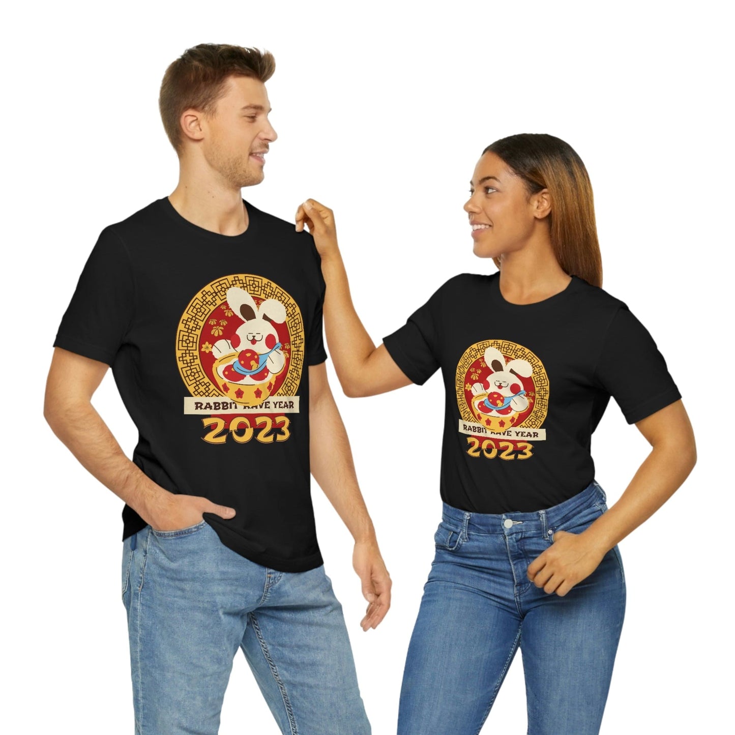 Rabbit Year 2023: Chinese New Year T-Shirt - SarsariCreations