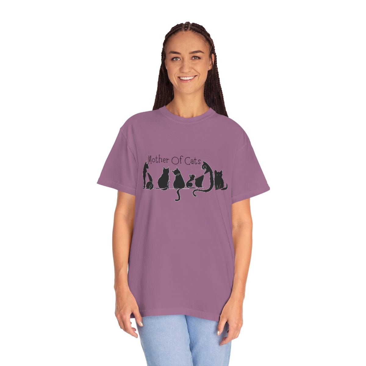 Mother of Cats T-Shirt, Comfort Colors Shirt, Cat Lovers T-Shirt, Cat Shirt, Funny Cat T-Shirt for Her, Gift for Cat Owner