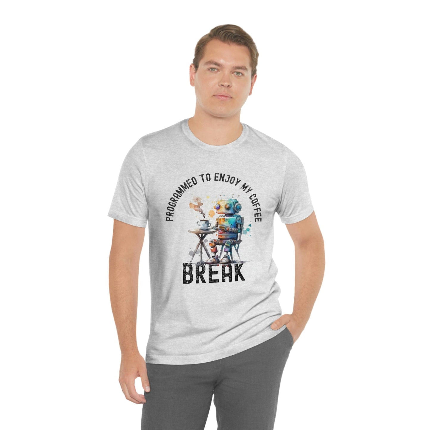 2023 Unisex Programmed Break Artificial Intelligence Developer Tech Geek Premium Gift T-Shirt
