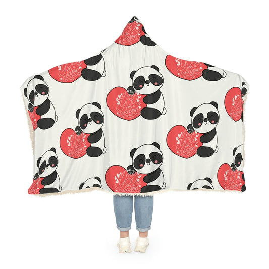 I Met You For a Reason Panda Sherpa Snuggle Blanket - The Coziest Way to Show Your Love - SarsariCreations