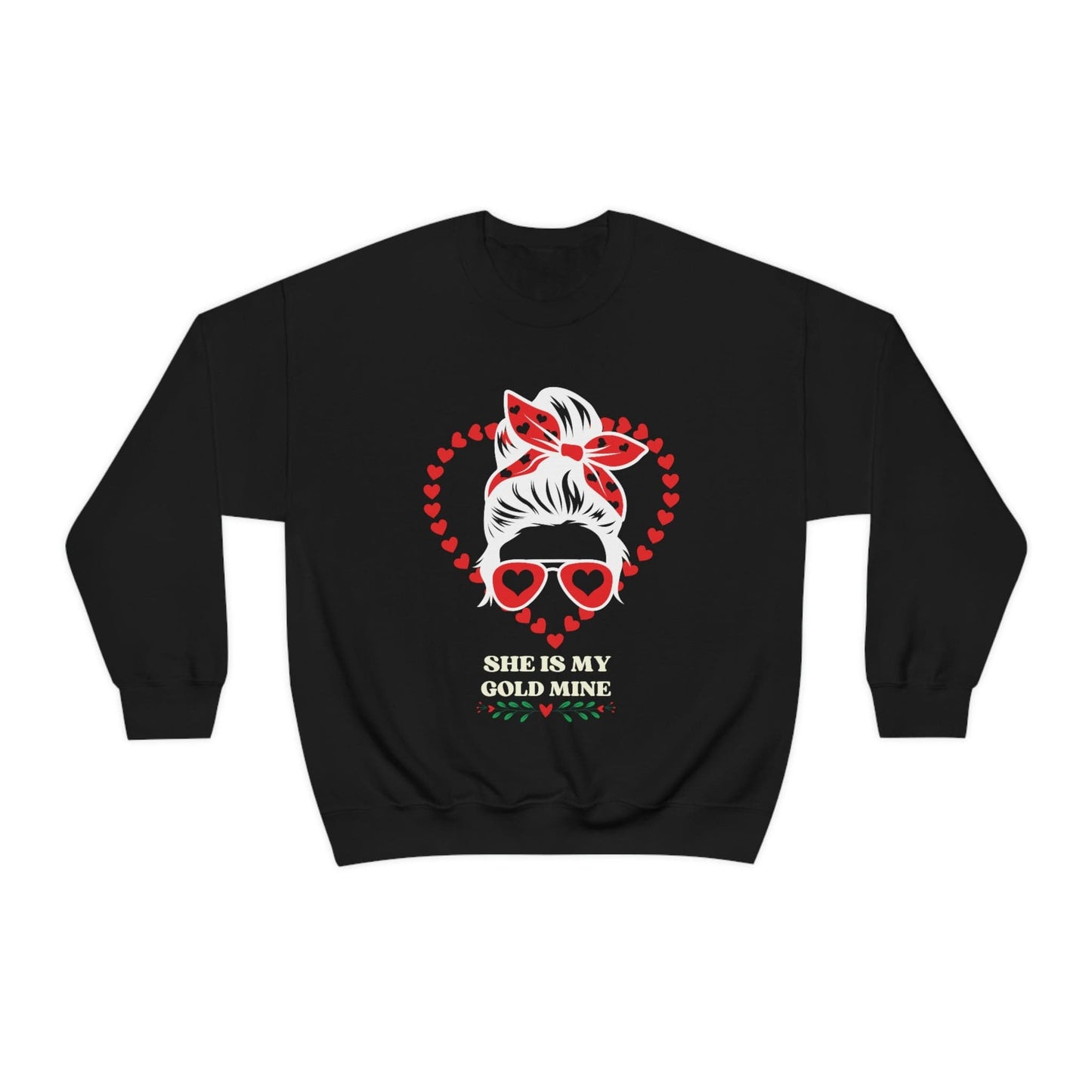 2023 Valentine's Day Gift: "She is My Gold Mine" Sweatshirt for Girlfriend