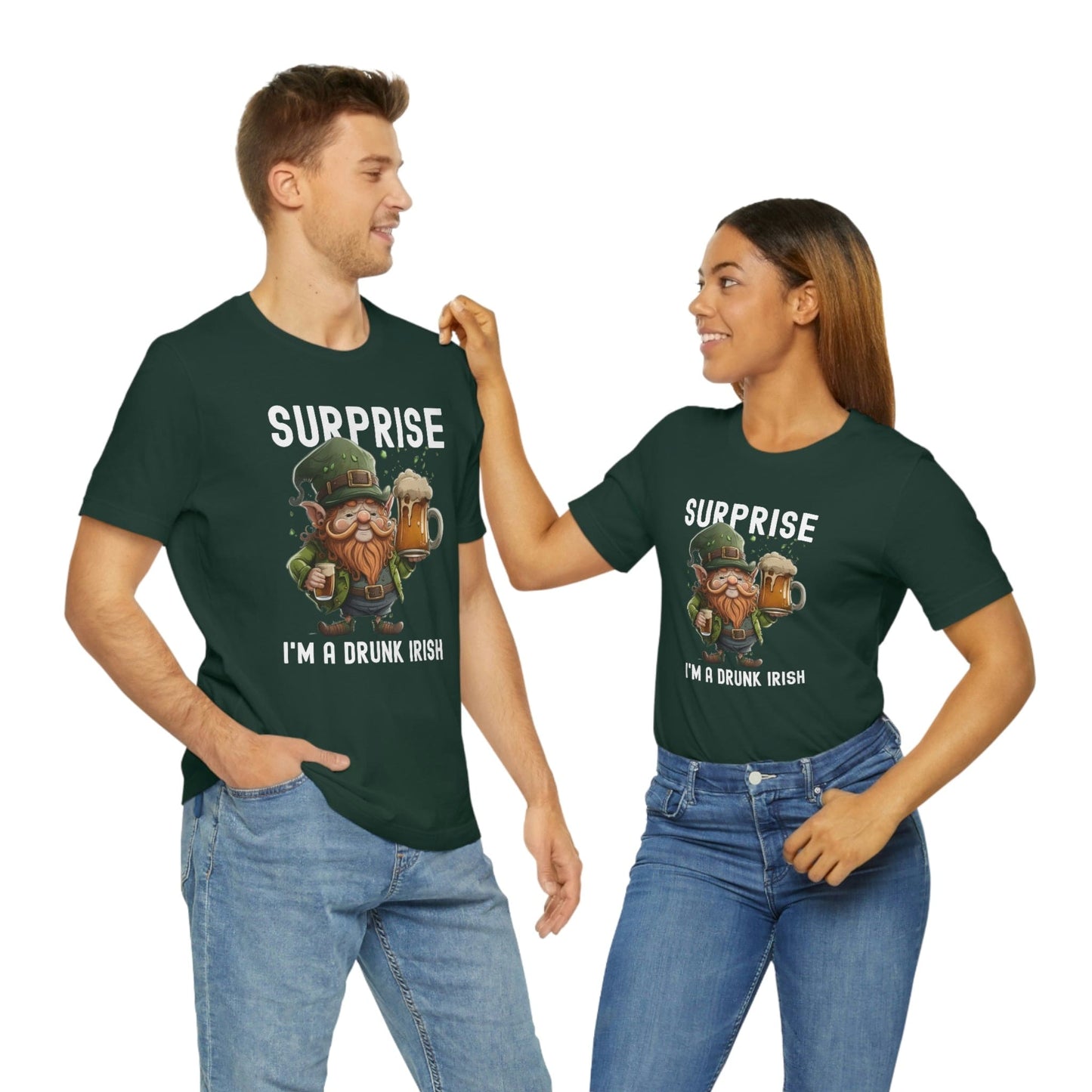2023 Unisex Surprise I'm A Drunk Irish St Patricks Day Funny Gaelic T-Shirt