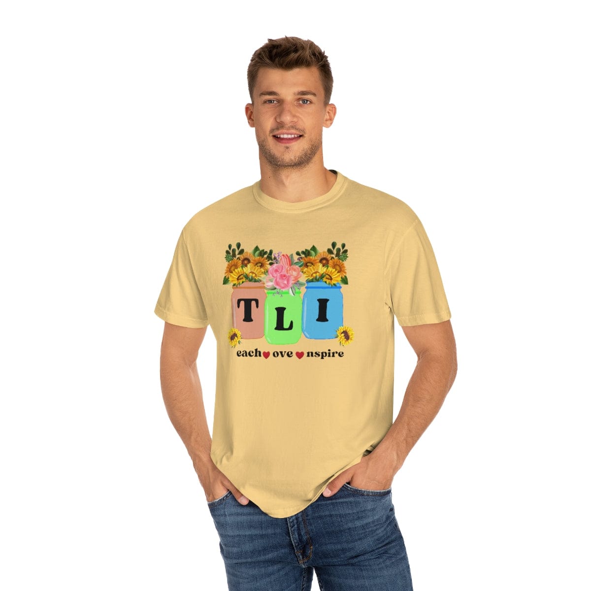 Fall Teacher Comfort Colors Shirt, Thankful Floral Shirt, Teacher Thanksgiving Gift, Teacher Shirt, Teacher Gift, U
