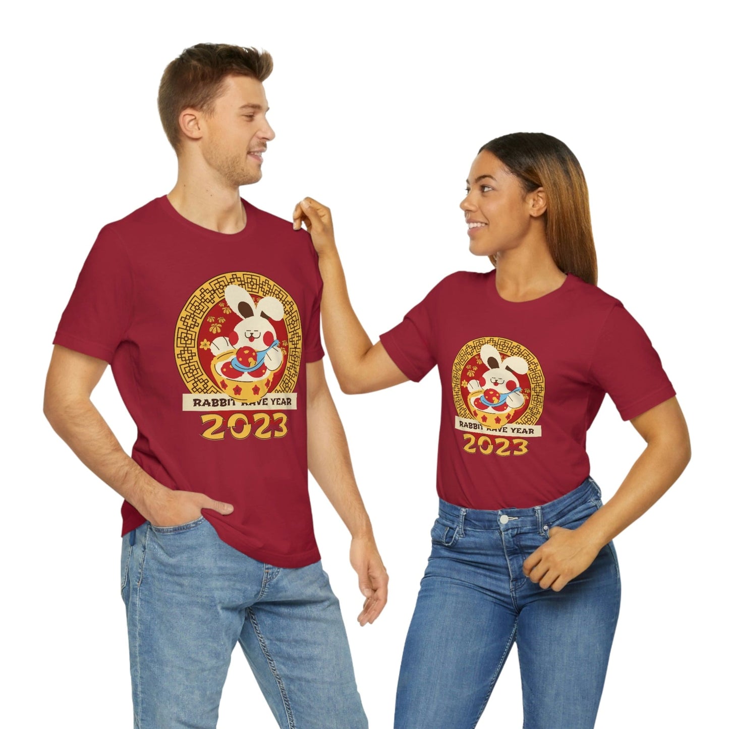 Rabbit Year 2023: Chinese New Year T-Shirt - SarsariCreations