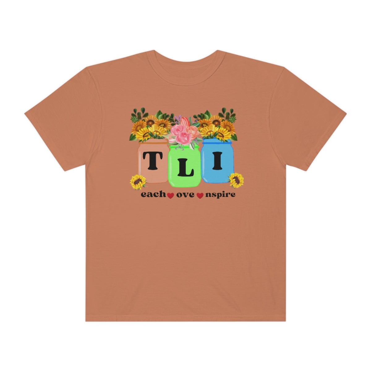 Fall Teacher Comfort Colors Shirt, Thankful Floral Shirt, Teacher Thanksgiving Gift, Teacher Shirt, Teacher Gift, U