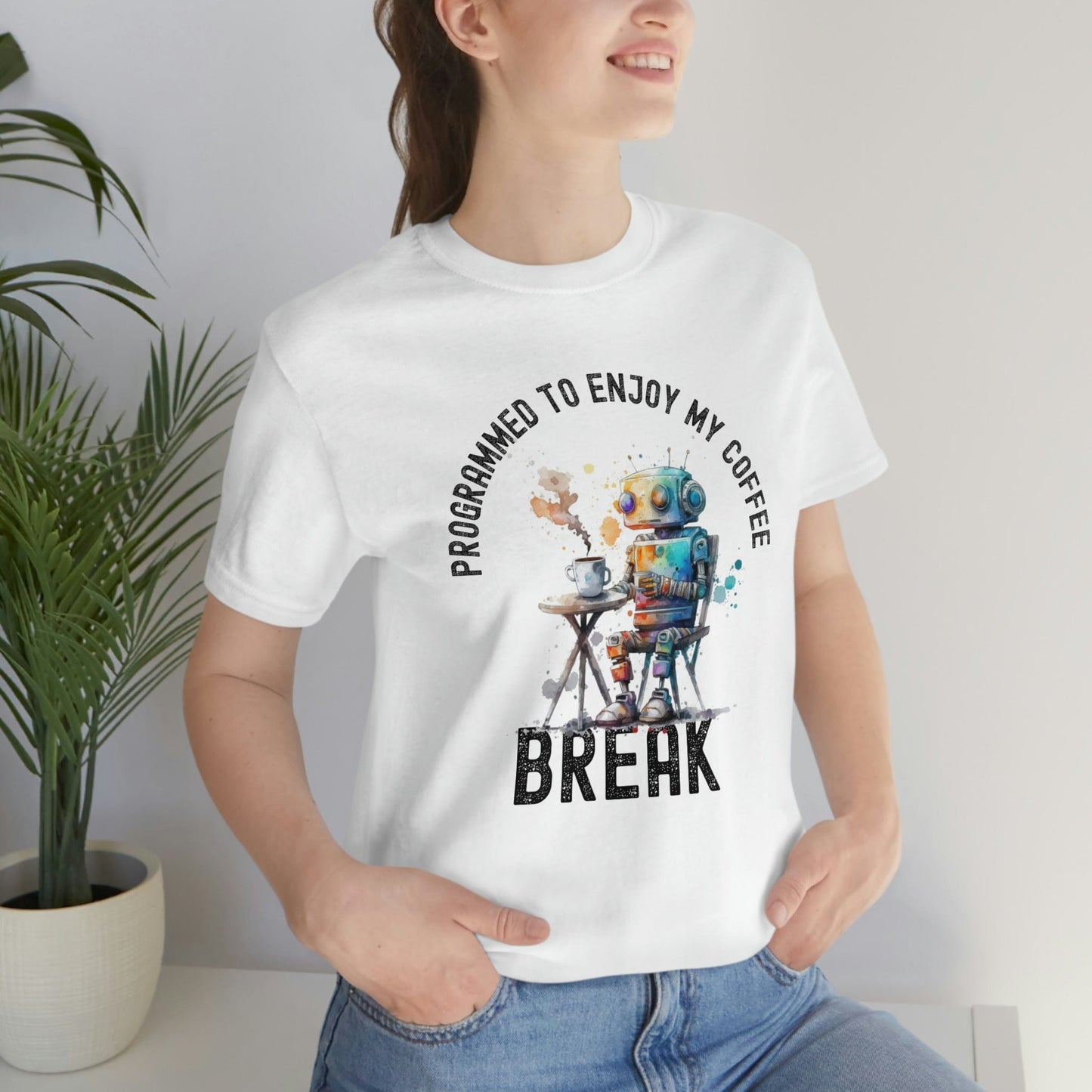 2023 Unisex Programmed Break Artificial Intelligence Developer Tech Geek Premium Gift T-Shirt