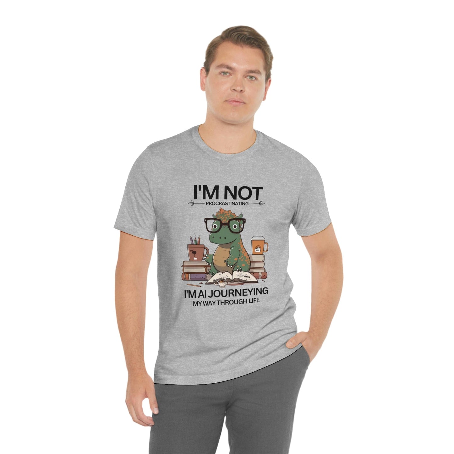 2023 Unisex I'm AI Journeying My Way Through Life AI Smart Genius Brains T-Shirt