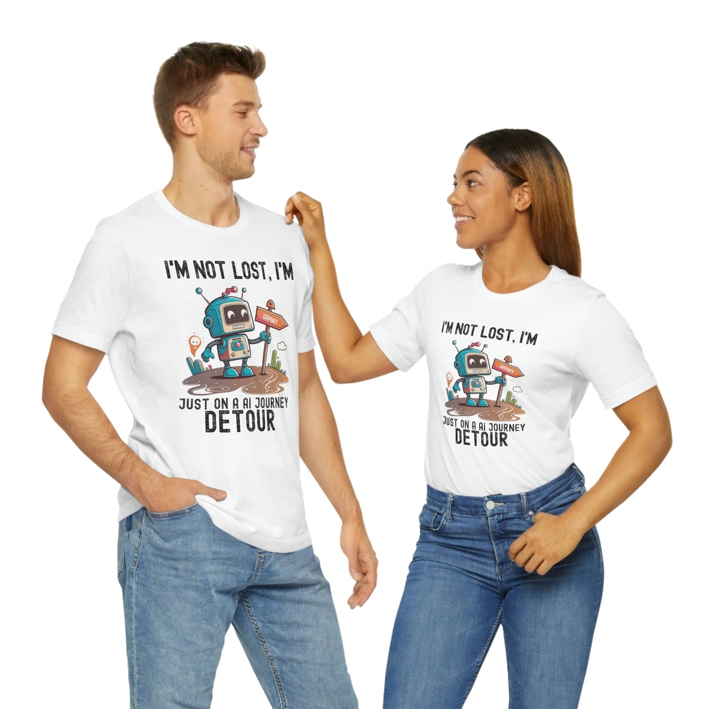 2023 Unisex AI Journey Prompt Engineer Forward Slash /imagine prompt AI Bot T-Shirt