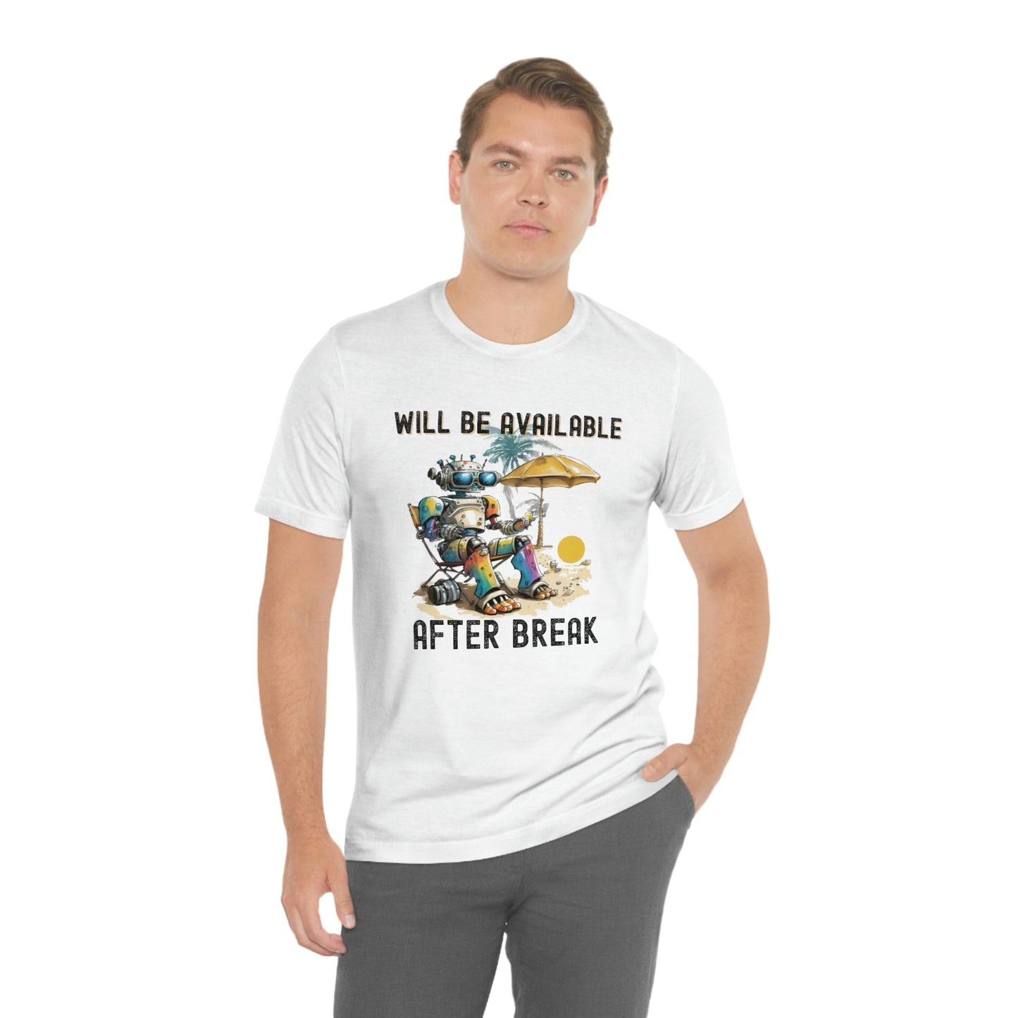2023 Unisex After Break Robot Engineer Formulary AI Developer Gift T-Shirt