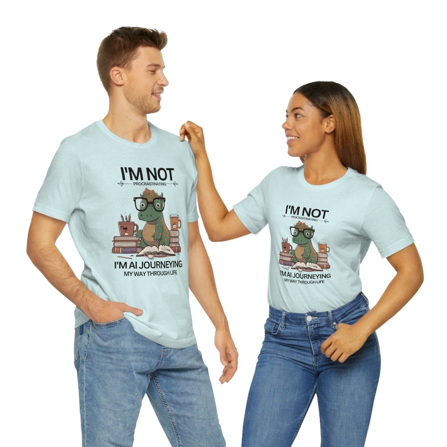 2023 Unisex I'm AI Journeying My Way Through Life AI Smart Genius Brains T-Shirt
