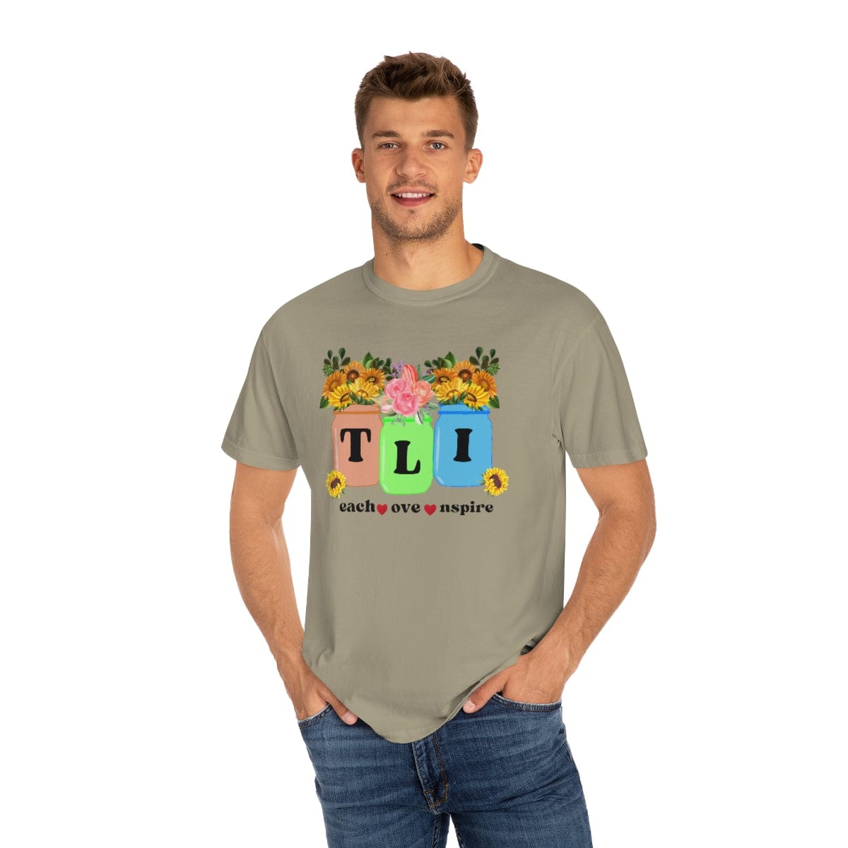 Fall Teacher Comfort Colors Shirt, Thankful Floral Shirt, Teacher Thanksgiving Gift, Teacher Shirt, Teacher Gift, U