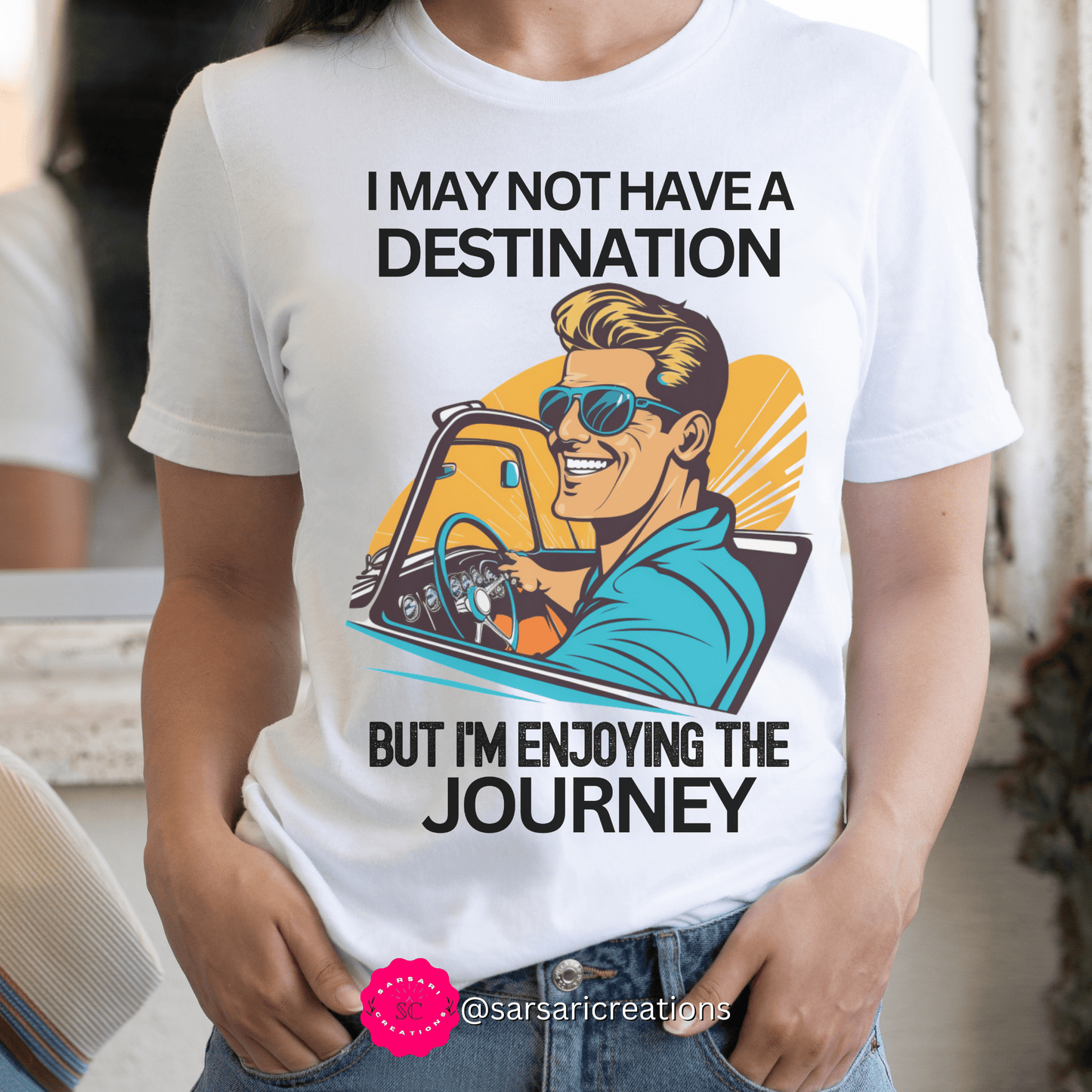 2023 Unisex Cartography Travel Agent Travelling Compass World Map I May Not Have A Destination T-Shirt