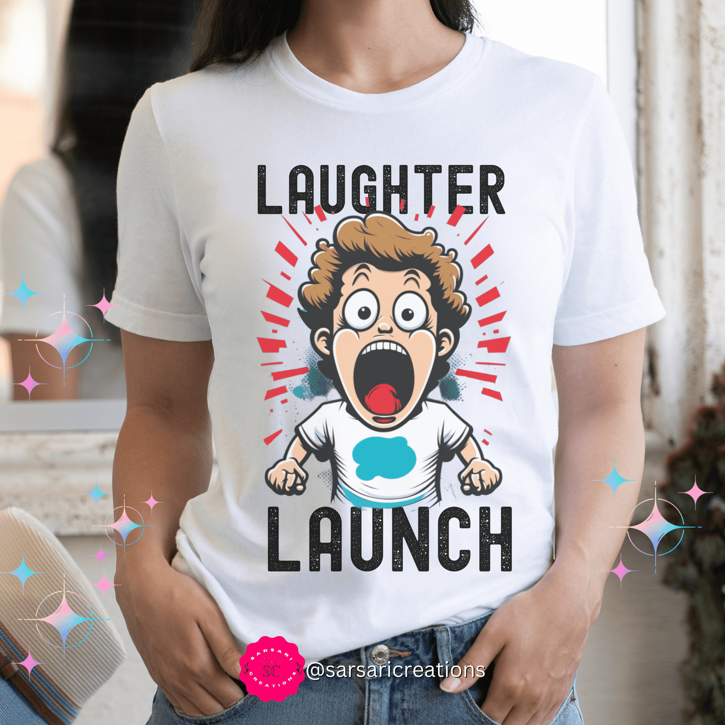 2023 Unisex Laughter Launch Prankster Lover Squad Pranks Quote April Fool's Day Joke Humor Comedy Sayings Sarcastic T-Shirt