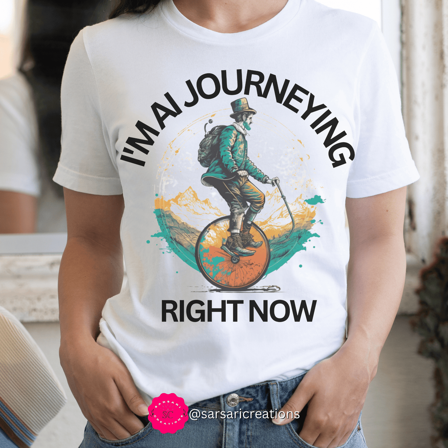 2023 Unisex I'm AI Journeying Right Now AI Smart Gift For Science Nerds T-Shirt