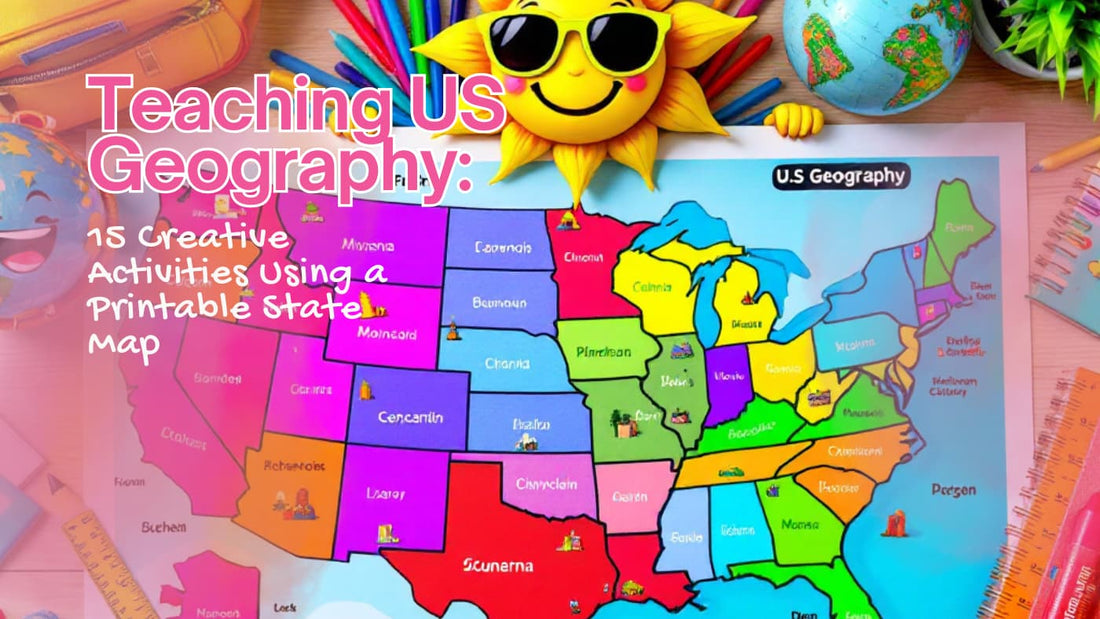 Map Description Activity Teaching US Geography: 15 Fun Map Activities for Kids πΊοΈ | Free ...