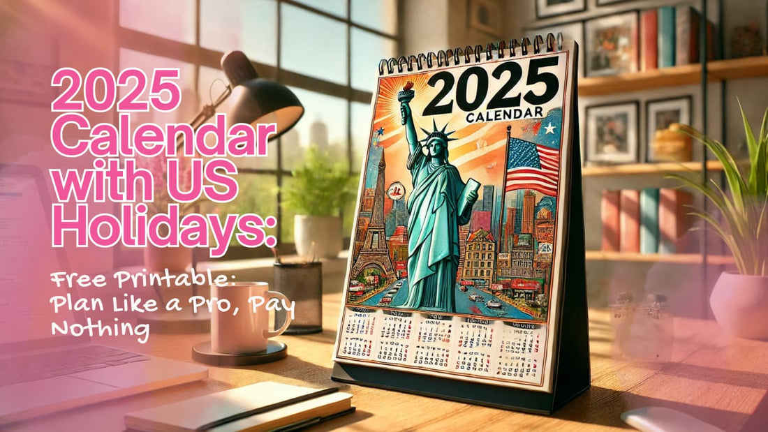 2025 Calendar with US Holidays - Free Printable