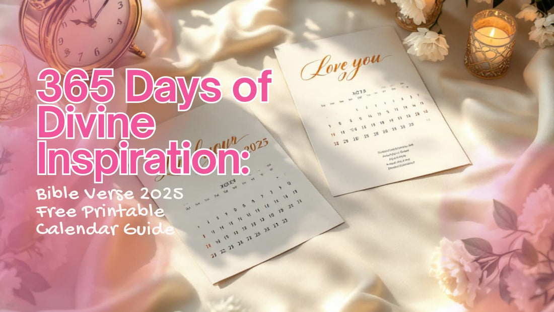 Bible Verse 2025 Free Printable Calendar Guide