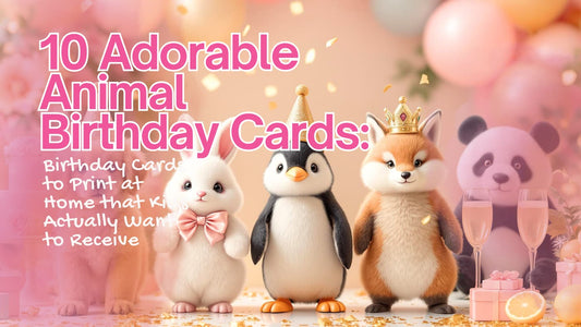 Birthday Cards to Print at Home that Kids Actually Want to Receive