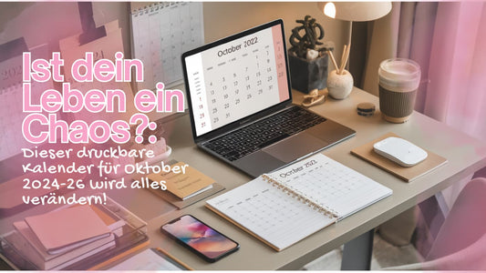 Ist dein Leben ein Chaos? Dieser druckbare Kalender für Oktober 2024-26 wird alles verändern!