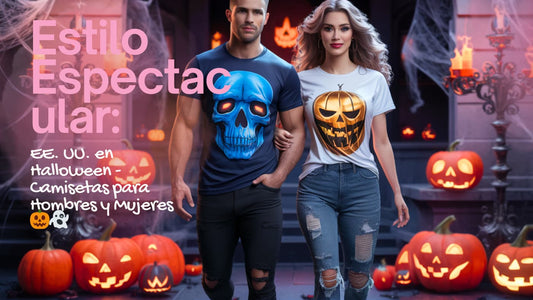 Estilo Espectacular: EE. UU. en Halloween - Camisetas para Hombres y Mujeres 