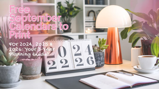 Free September Calendars to Print for 2024, 2025 & 2026: Your 3-Year Planning Guide!