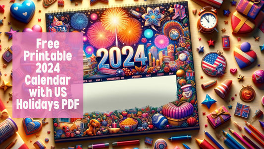 Your Guide to a Free Printable 2024 Calendar with US Holidays PDF