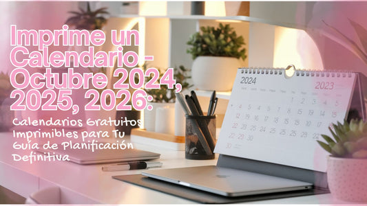 Imprime un Calendario - Octubre 2024, 2025, 2026: Calendarios Gratuitos Imprimibles para Tu Guía de Planificación Definitiva