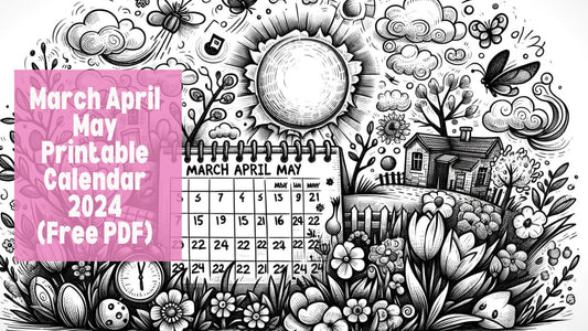 March April May Printable Calendar 2024 (Free Printable Calendars)