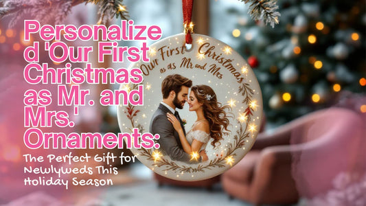 Personalized 'Our First Christmas as Mr. and Mrs.' Ornaments: The Perfect Gift for Newlyweds This Holiday Season