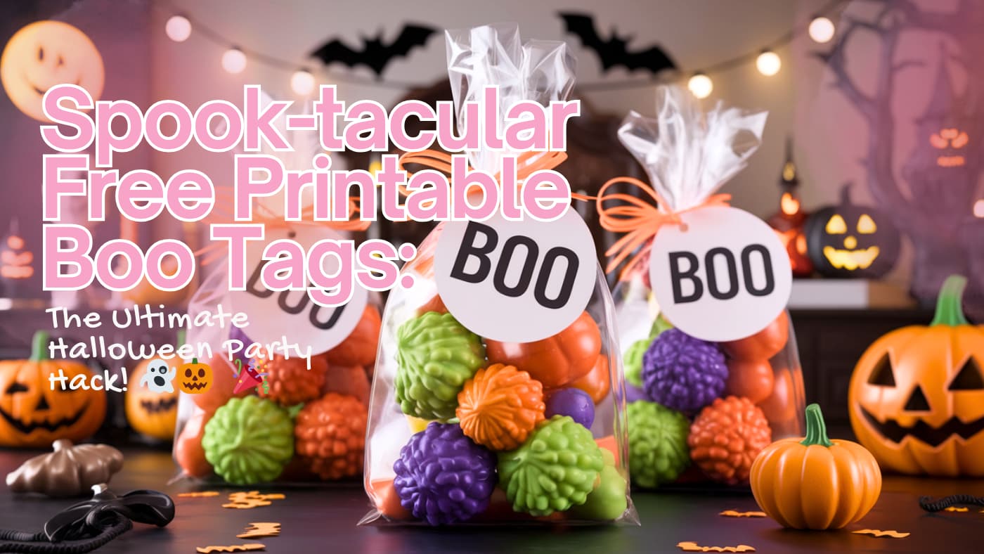 Hashtag Boo Tag Free Boo Tags: Revolutionize Your Halloween Bash! ๐ โ SarsariCreations