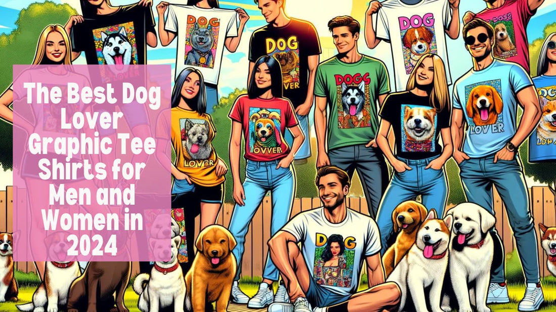 The Best Dog Lover Graphic Tee Shirts for Men and Women in 2024