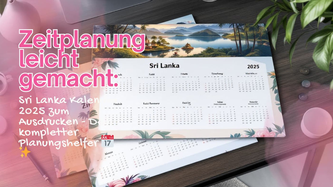 Zeitplanung leicht gemacht: Sri Lanka Kalender 2025 zum Ausdrucken - Dein kompletter Planungshelfer 📅✨