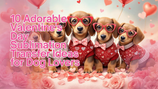 Adorable Valentine's Day Sublimation Transfer Ideas for Dog Lovers