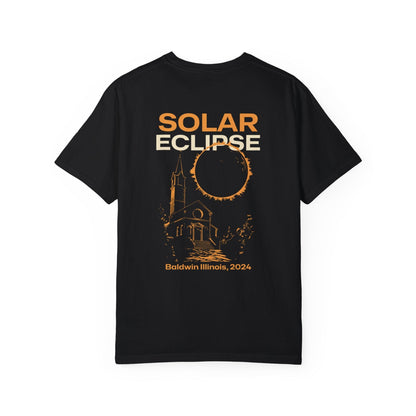 Solar Eclipse 2024 Baldwin Illinois USA Shirt Adult S-4XL - Black/Pepper, Path of Totality Shirt, Gift for Eclipse Lover