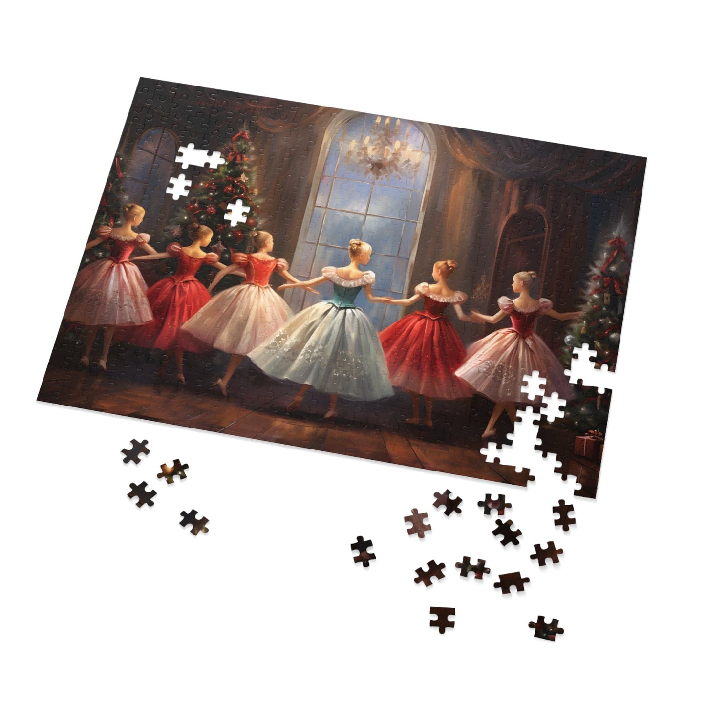 Modern Christmas Jigsaw Puzzle (1000 Pieces): Nutcracker | Custom Sizes (110-1000) | Challenging Holiday Puzzle Gift | Educational Activity for Kids & Adults