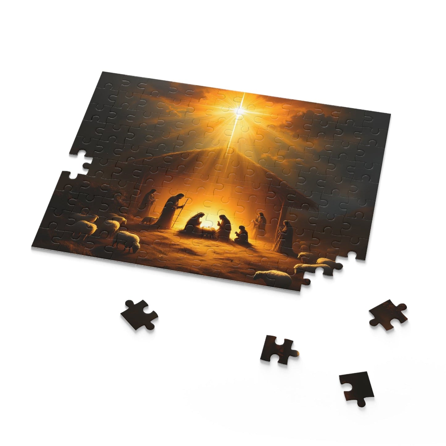 SARSARI The Star of Bethlehem Jigsaw Puzzle Games (120, 252, 500 pieces) for Adults | Educational Brain Toys | Holiday Religious Gift for Family